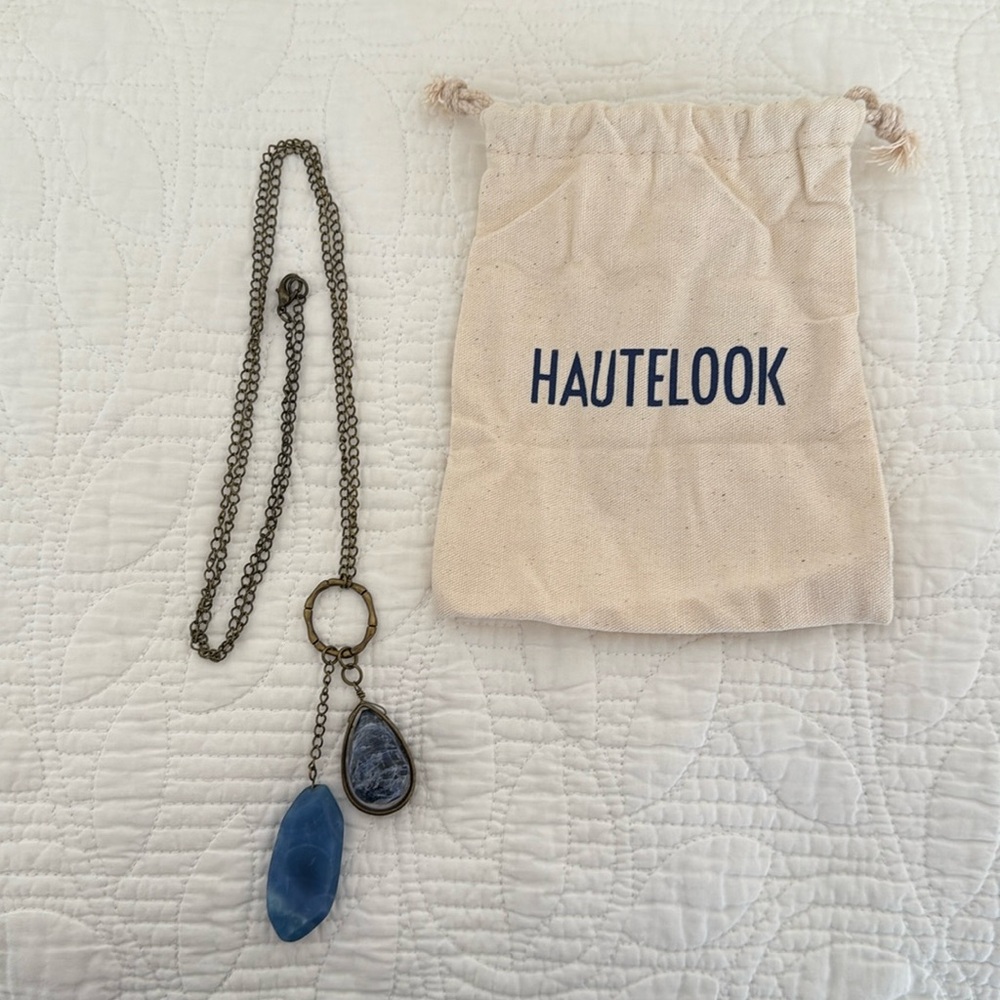 Blue Pendant Necklace